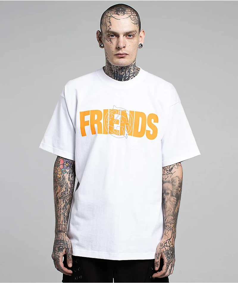 VLONE x LOSTHILLS Friends White T-Shirt