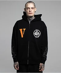 VLONE x LOSTHILLS Stones Black Zip Hoodie