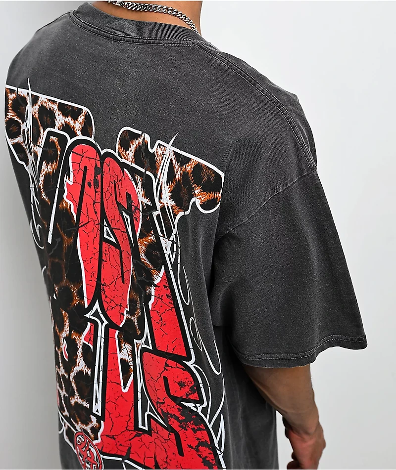VLONE x Lost Hills Animal Black Wash T-Shirt