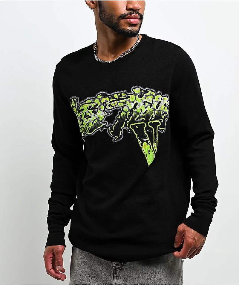 VLONE x Lost Hills Slime Grey Wash Long Sleeve T-Shirt