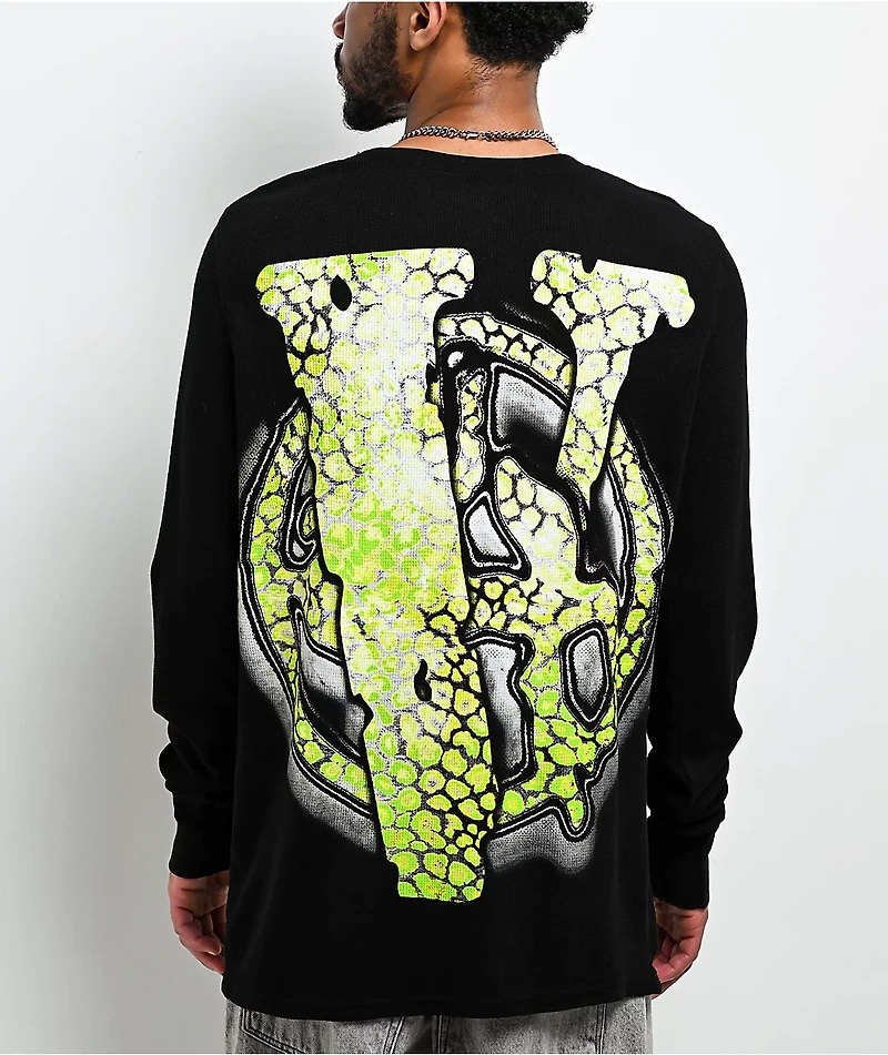 VLONE x Lost Hills Slime Grey Wash Long Sleeve T-Shirt