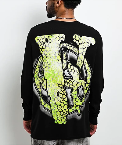VLONE x Lost Hills Slime Grey Wash Long Sleeve T-Shirt