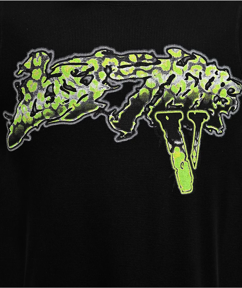 VLONE x LOSTHILLS Slime Grey Wash Thermal Long Sleeve T-Shirt