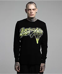 VLONE x LOSTHILLS Slime Grey Wash Thermal Long Sleeve T-Shirt