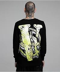 VLONE x LOSTHILLS Slime Grey Wash Thermal Long Sleeve T-Shirt