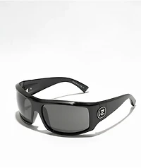 VON ZIPPER Clutch Black Gloss & Grey Sunglasses