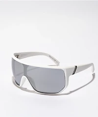 VONZIPPER Bionacle White Satin & Chrome Sunglasses