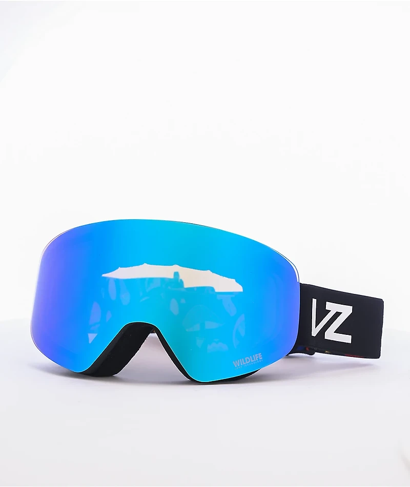 VONZIPPER Encore Black Steller Chrome Snowboard Goggles