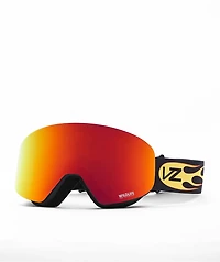 VONZIPPER Encore Chase Flame Black Satin Snowboard Goggles
