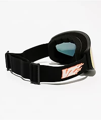 VONZIPPER Encore Flame Out Black Satin & Fire Chrome Snowboard Goggles