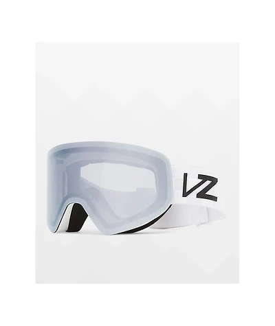 VONZIPPER Encore White & White Gloss Chrome Snowboard Goggles