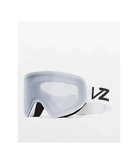 VONZIPPER Encore White & White Gloss Chrome Snowboard Goggles