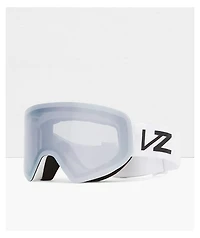 VONZIPPER Encore White & White Gloss Chrome Snowboard Goggles