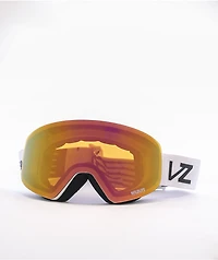 VONZIPPER Encore White Gloss Pink Chrome Snowboard Goggles