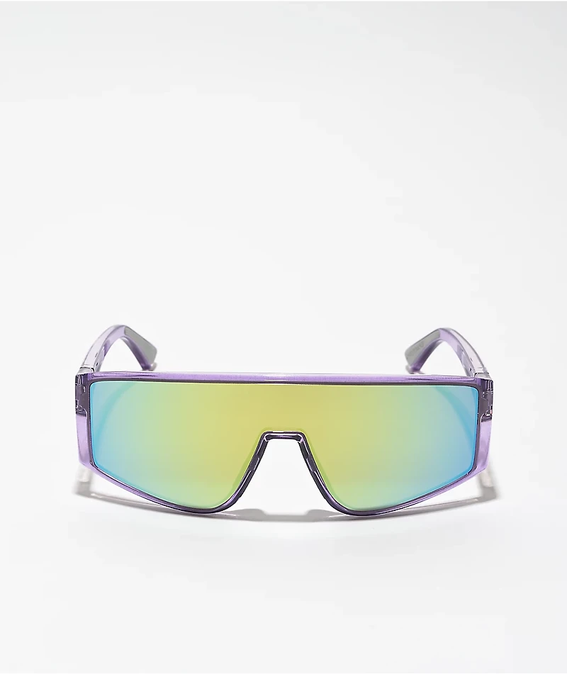VONZIPPER Hyperbang Transparent Purple Sunglasses