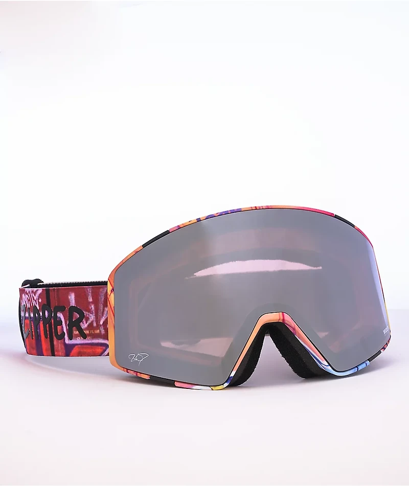 VONZIPPER John Jackson Capsule Rose & Silver Chrome Snowboard Goggles