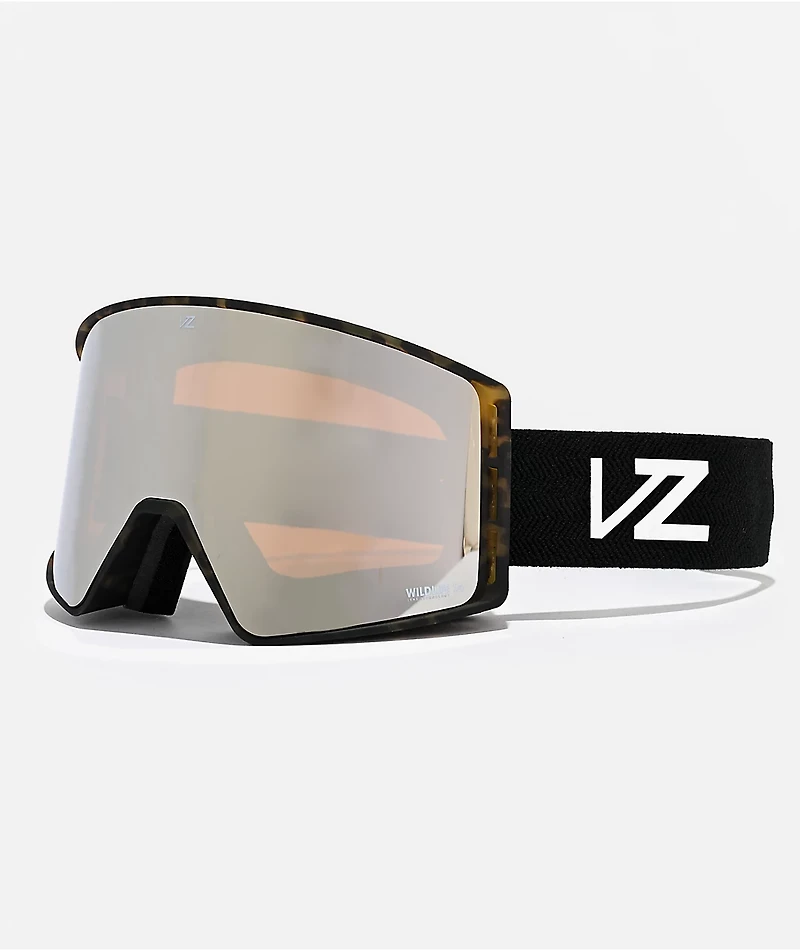 VONZIPPER Mach VFS Tort Satin & Silver Chrome Snowboard Goggles