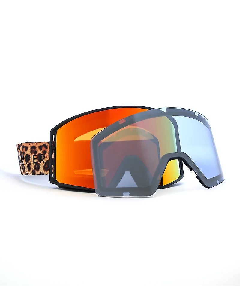 VONZIPPER Mach Wildlife Fire Chrome Snowboard Goggles