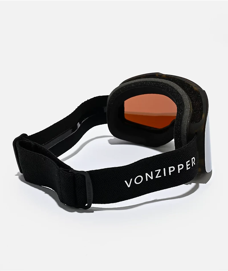 VONZIPPER Outro Tort Satin & Bronze Chrome Snowboard Goggles