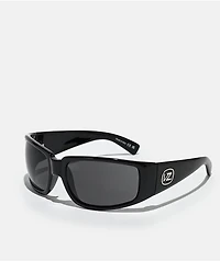 VONZIPPER Rewind Papa G Black Gloss & Grey Sunglasses