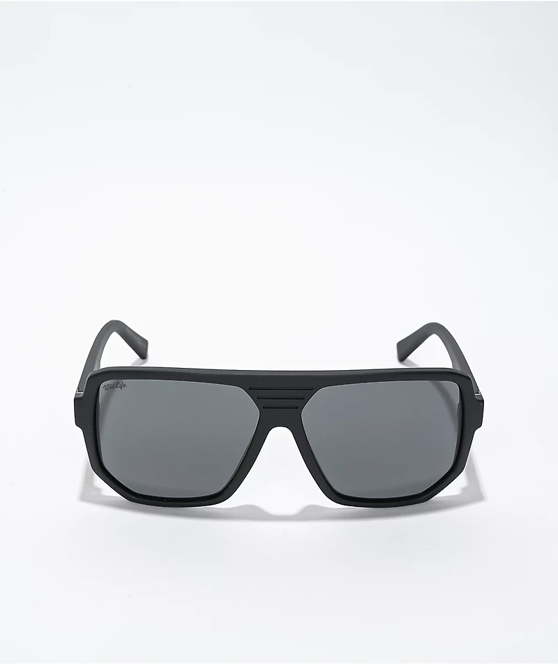 VONZIPPER Roller Black Satin & Polar Sunglasses