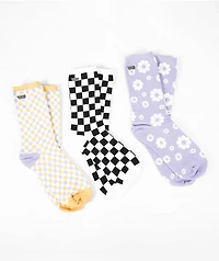 Vans 3 Pack Multi Crew Socks