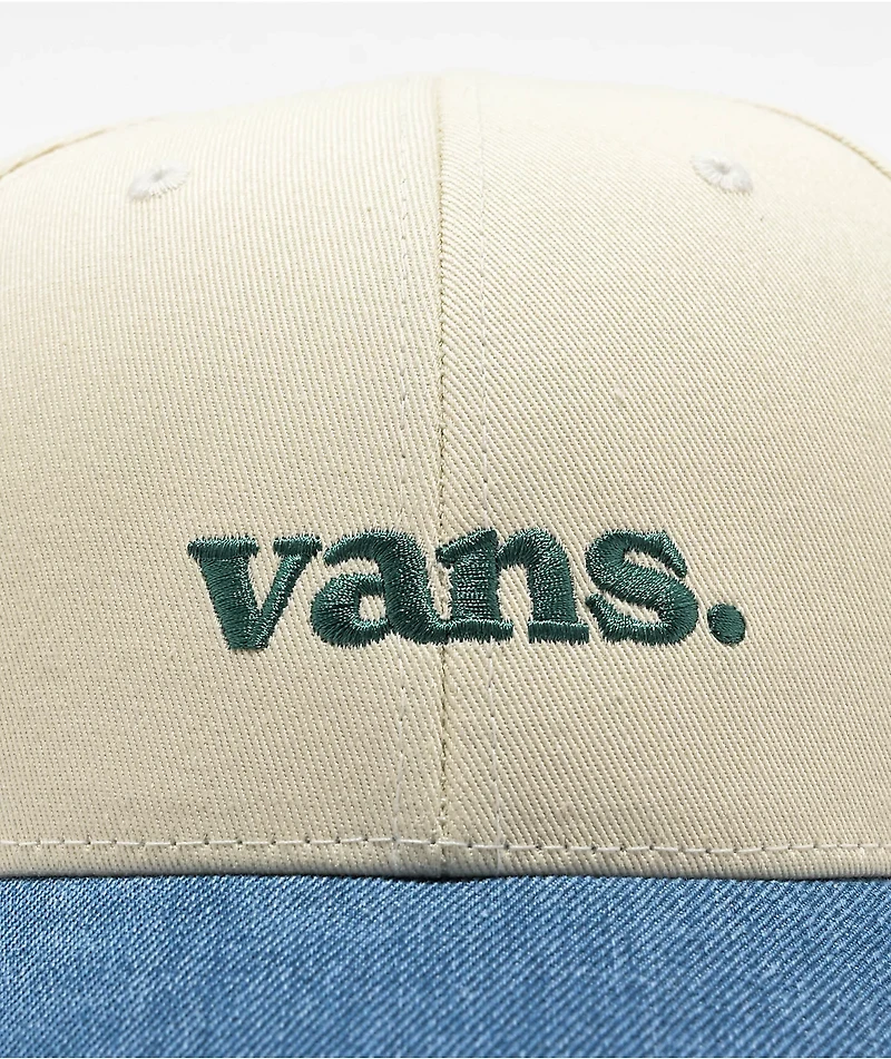 Vans 66 Structured Jockey White Snapback Hat