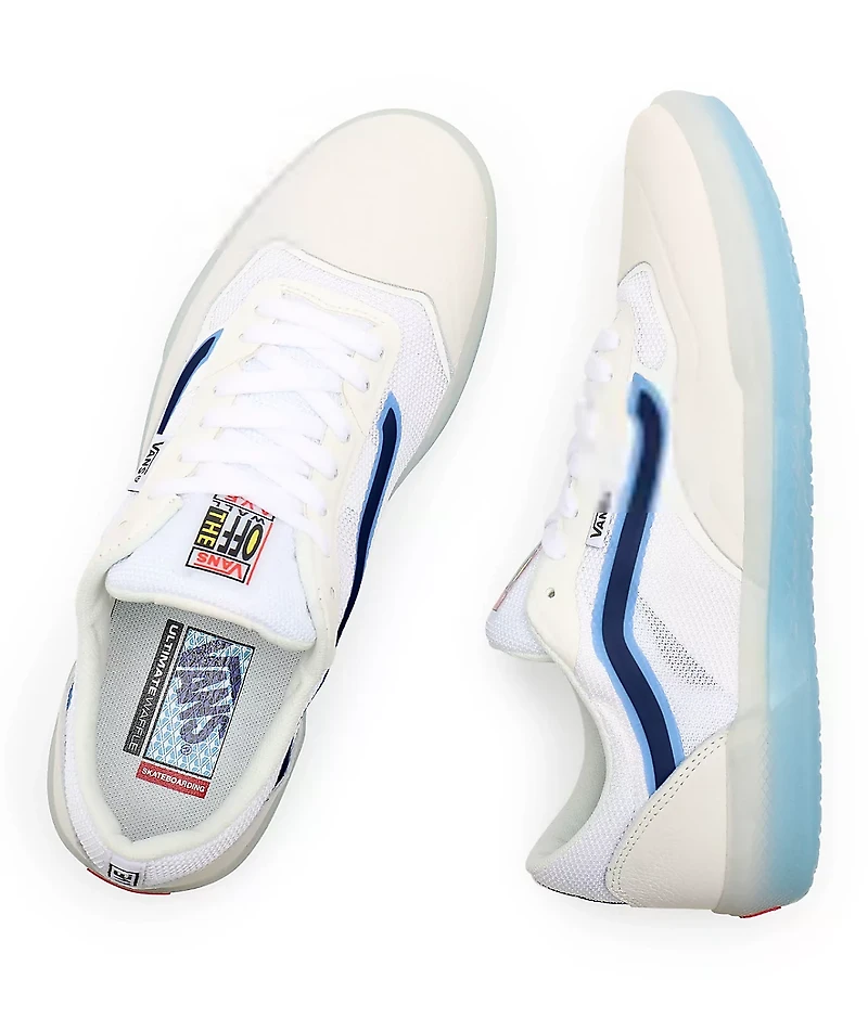 Vans A.V.E. Pro Marshmallow & Blue Skate Shoes
