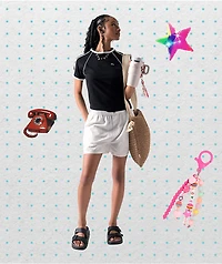 Vans Alicia Checkerboard White Boxer Shorts