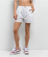 Vans Alicia Checkerboard White Boxer Shorts