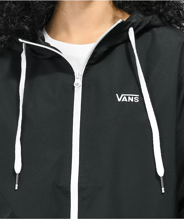 Vans Appear Black Windbreaker Jacket at Hamilton Place in