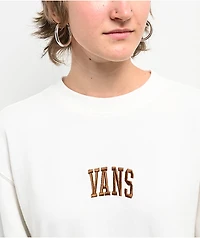 Vans Arch Loose Marshmallow & Brown Crewneck Sweatshirt