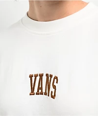 Vans Arch Loose Marshmallow & Brown Crewneck Sweatshirt