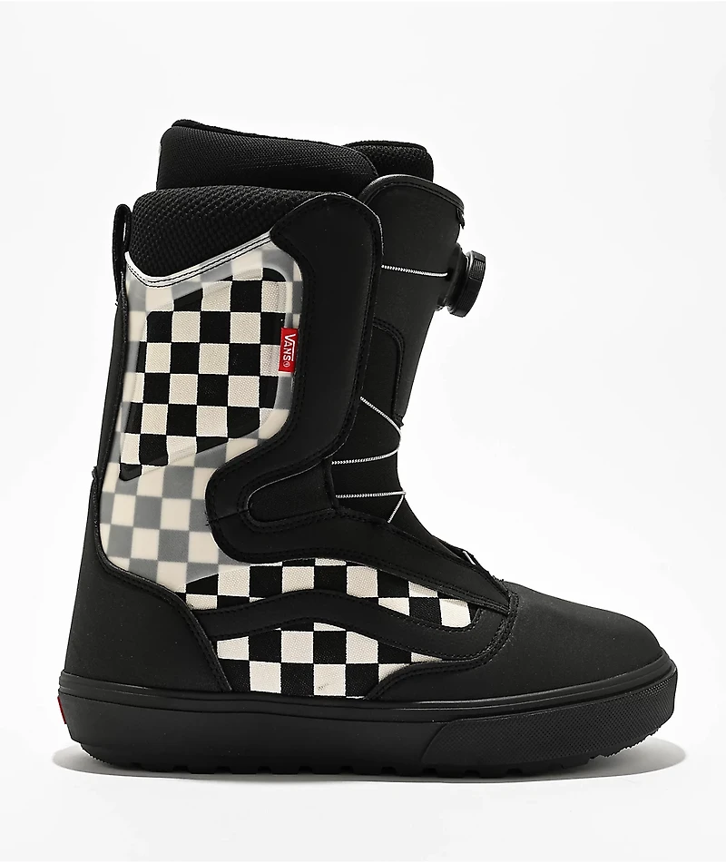 Vans Aura OG Black & Checkerboard Snowboard Boots