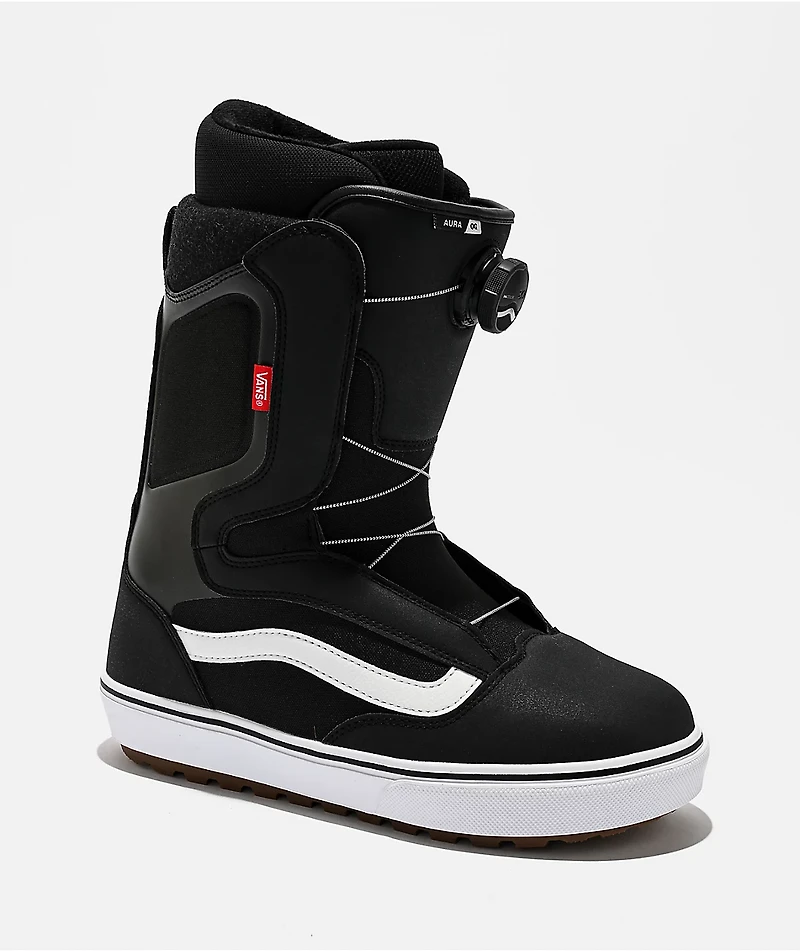 Vans Aura OG Black & White Snowboard Boots 2026