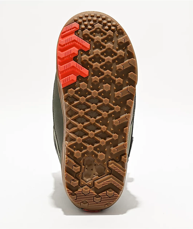 Vans Aura Pro Green & Gum Snowboard Boots