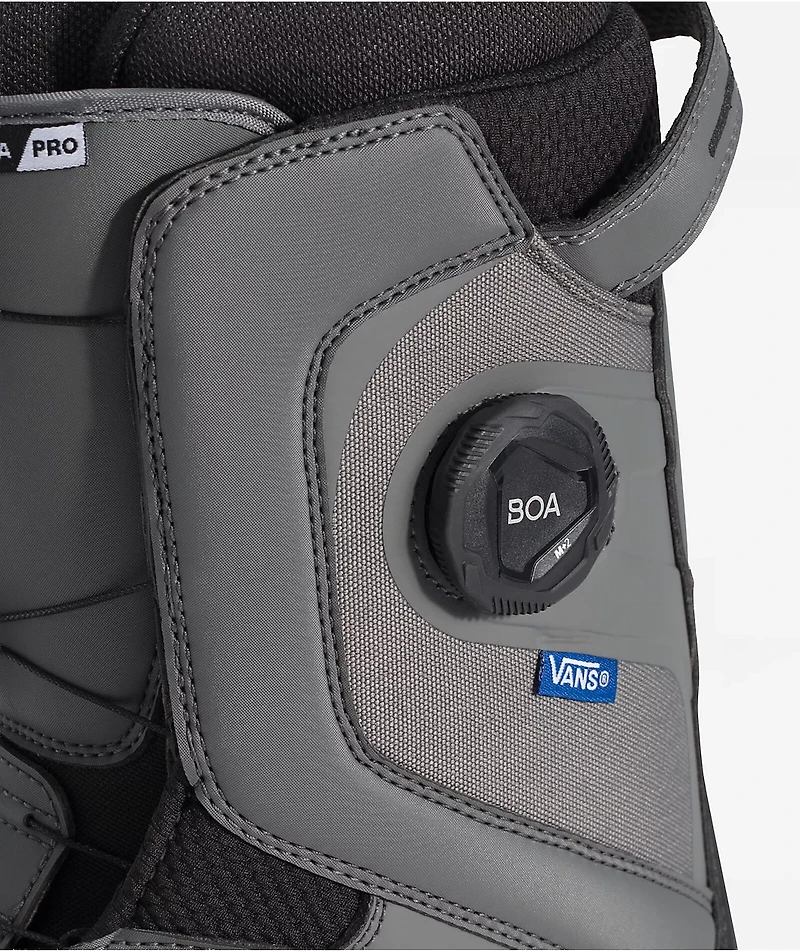 Vans Aura Pro Pewter Black Snowboard Boots 2027