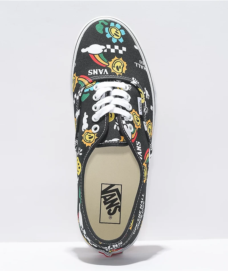 Vans Authentic Better Day Black & White Skate Shoes