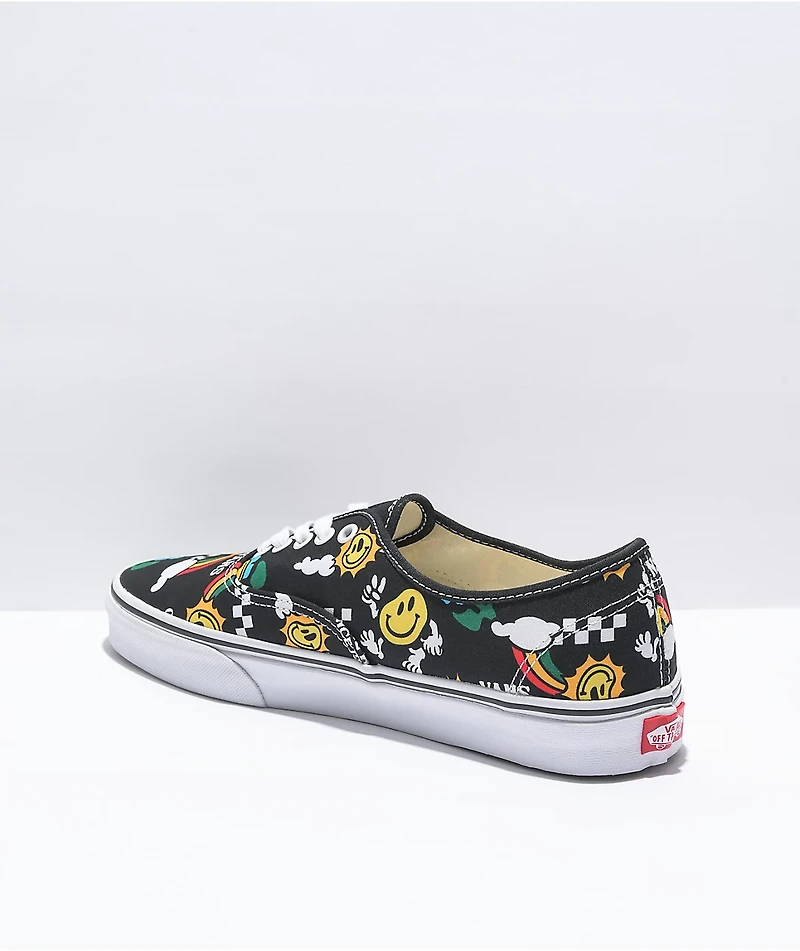 Vans Authentic Better Day Black & White Skate Shoes