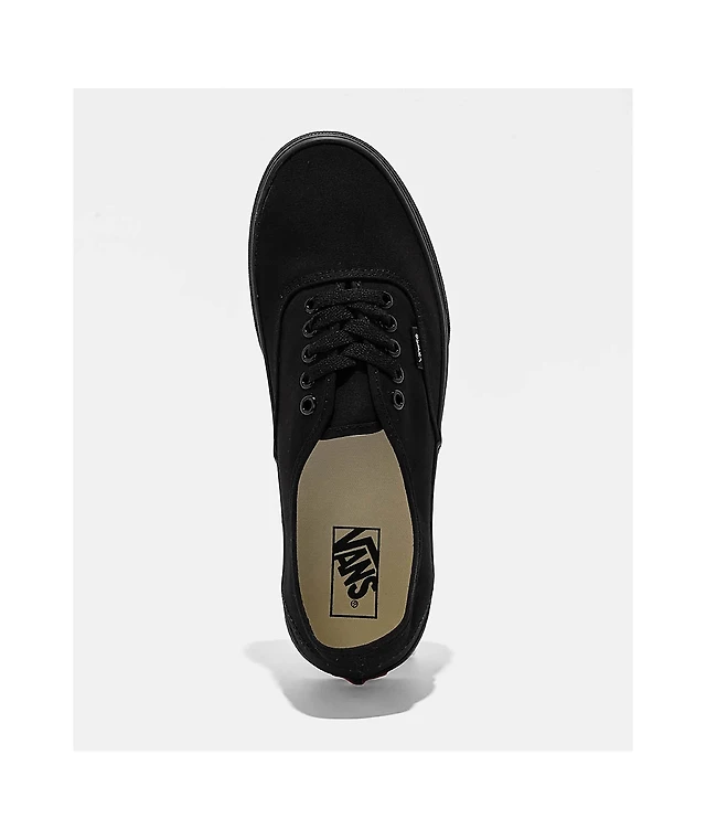 Vans Authentic Black Canvas Skate Shoes at Coquitlam Centre in