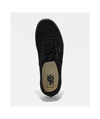 Vans Authentic Black Canvas Skate Shoes