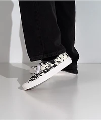 Vans Authentic Cow Print Black & Marshmallow White Skate Shoes