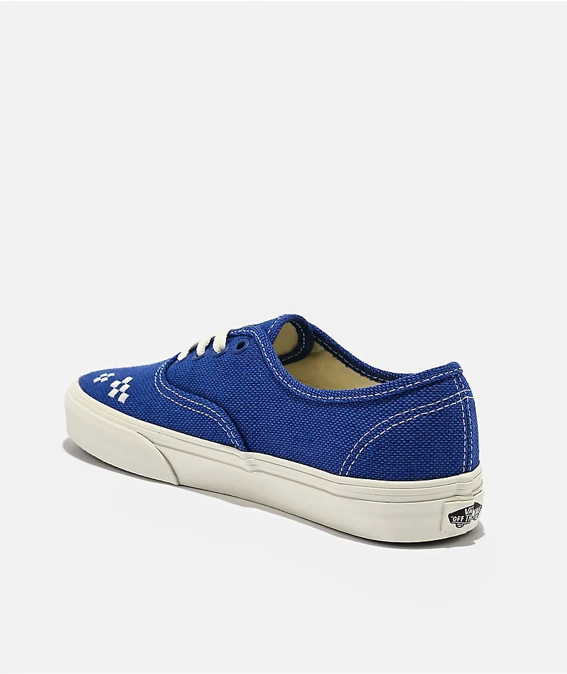 Vans Authentic Embroidery Blue & Marshmallow Shoes