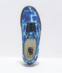 Vans Authentic Lightning Blue & Black Skate Shoes