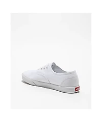 Vans Authentic Lowpro White Skate Shoes