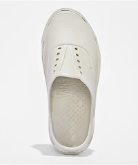 Vans Authentic Marshmallow White Mule Sandals