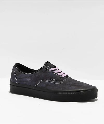 Vans Authentic Midnight Shift Black Skate Shoes