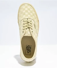 Vans Authentic Mono Checker Tan Skate Shoes