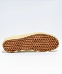 Vans Authentic Mono Checker Tan Skate Shoes