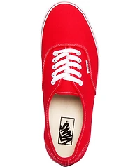 Vans Authentic Red Skate Shoes